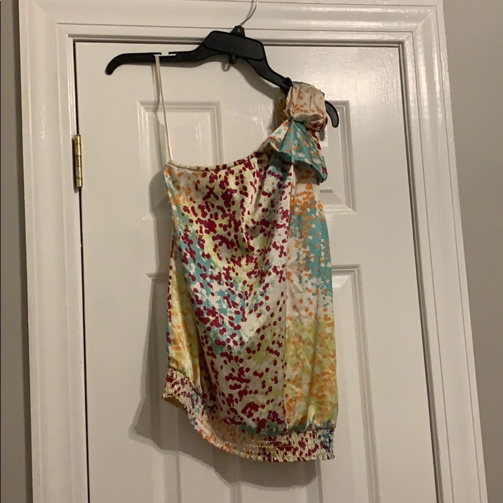 One shoulder blouse